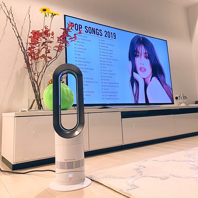 Dyson hot+cool グレーと青 ダイソン扇風機のおすすめ商品とおしゃれな