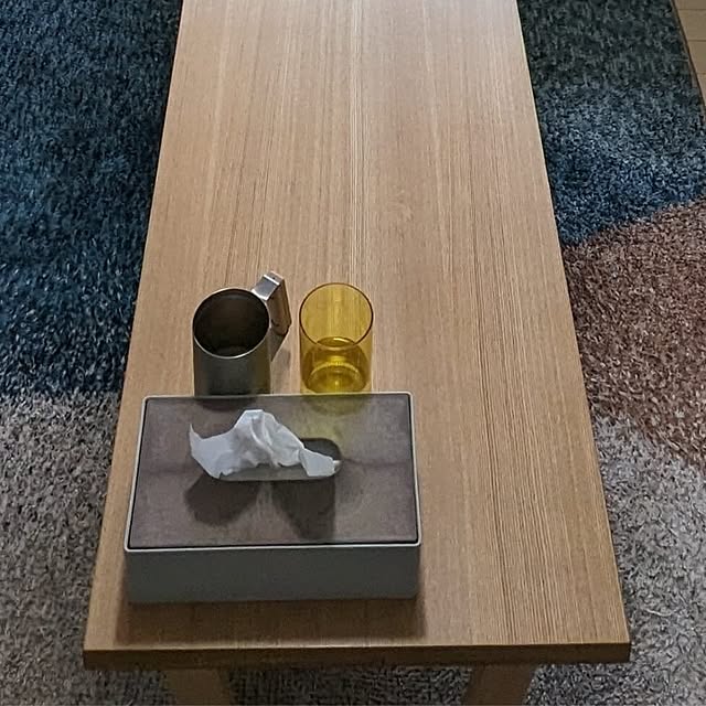 未使用品□unico/ウニコ□MOSTE/モステ ラグ 140×200 ブルーグリーン