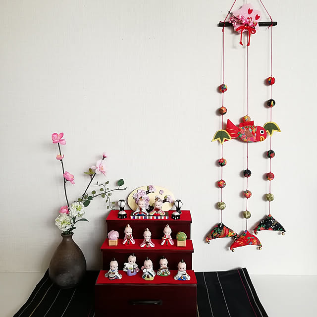 雛人形(ひな人形) ローズオニールキューピーお雛様 三段飾り