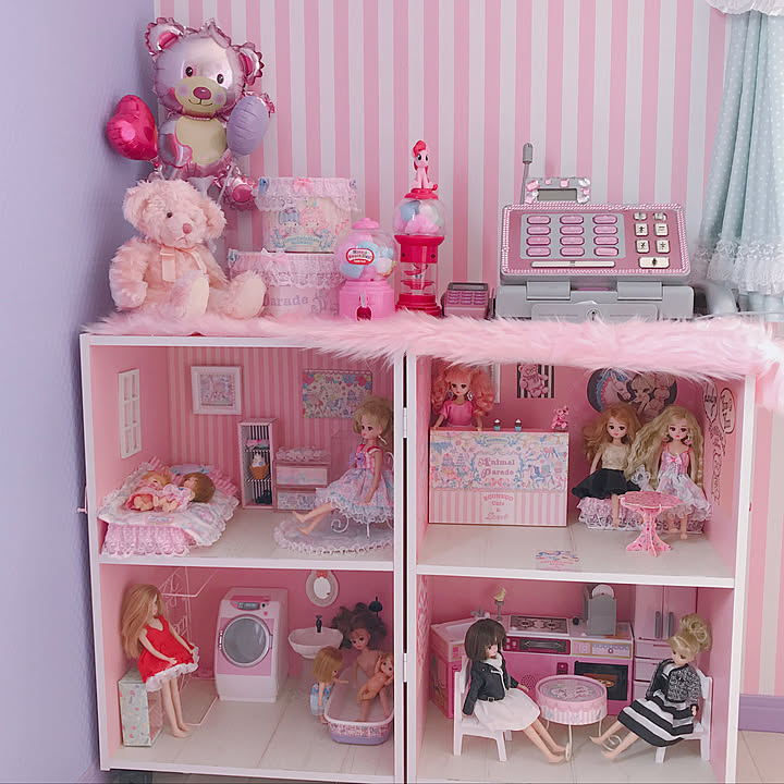 リカちゃん、カラーボックスハウスセット