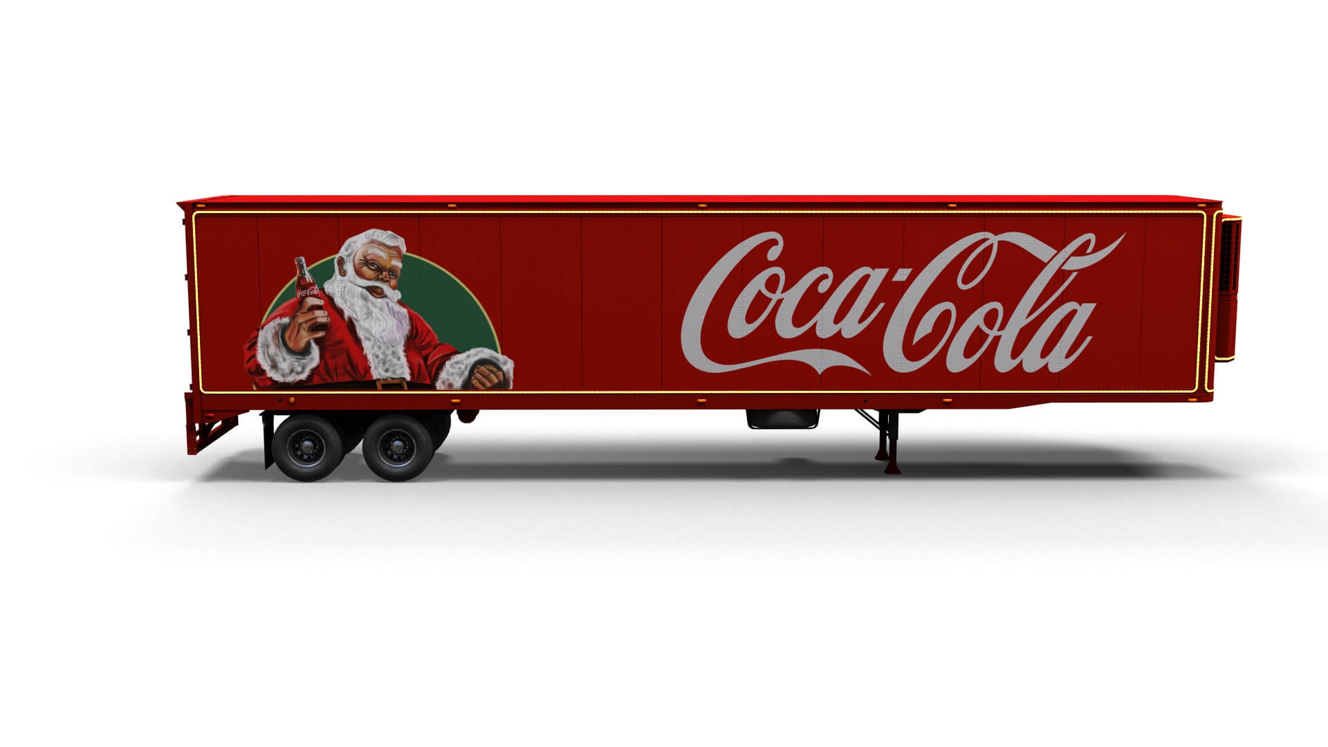 Coca-Cola Christmas Trailer 3D Model by Veaceslav Condraciuc