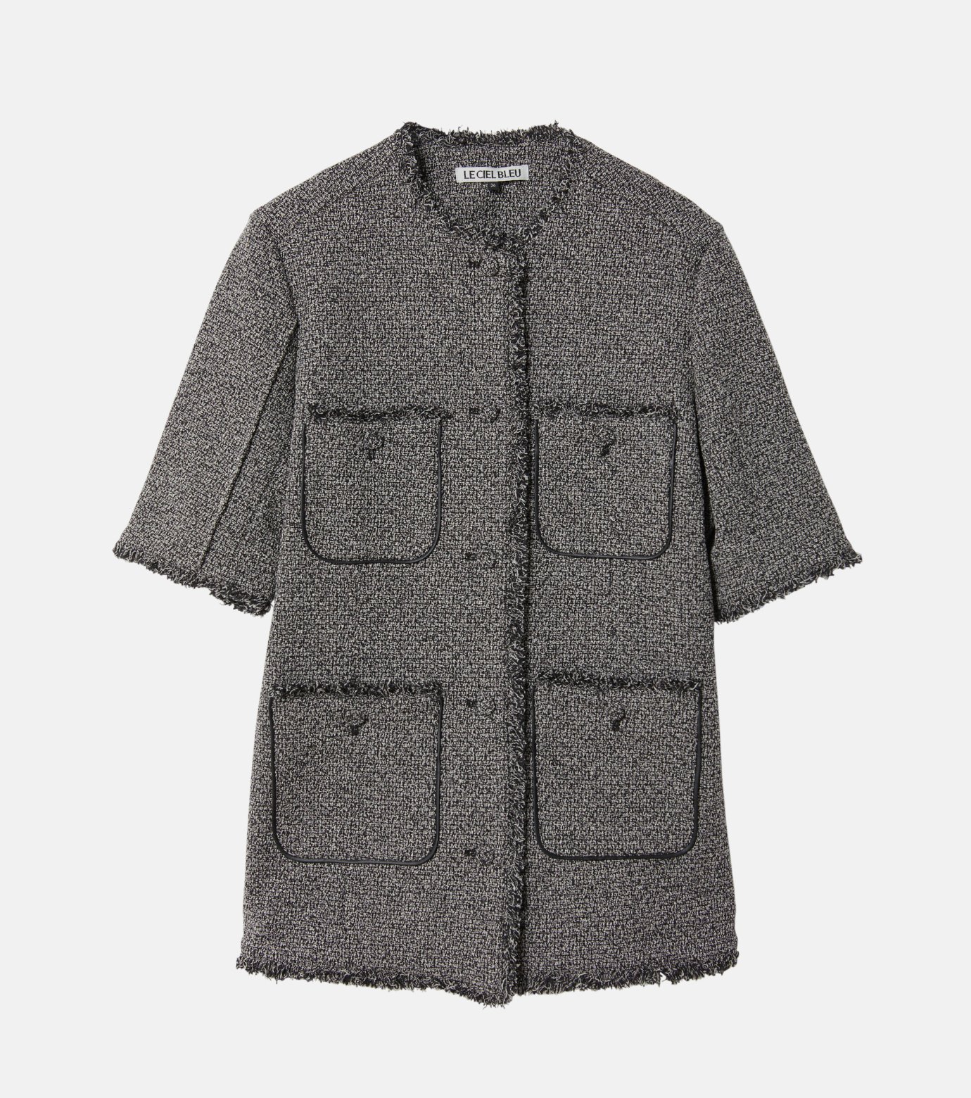 LECIELBLEU Lustro Tweed Jacket ルシェルブルー LE CIEL BLEU