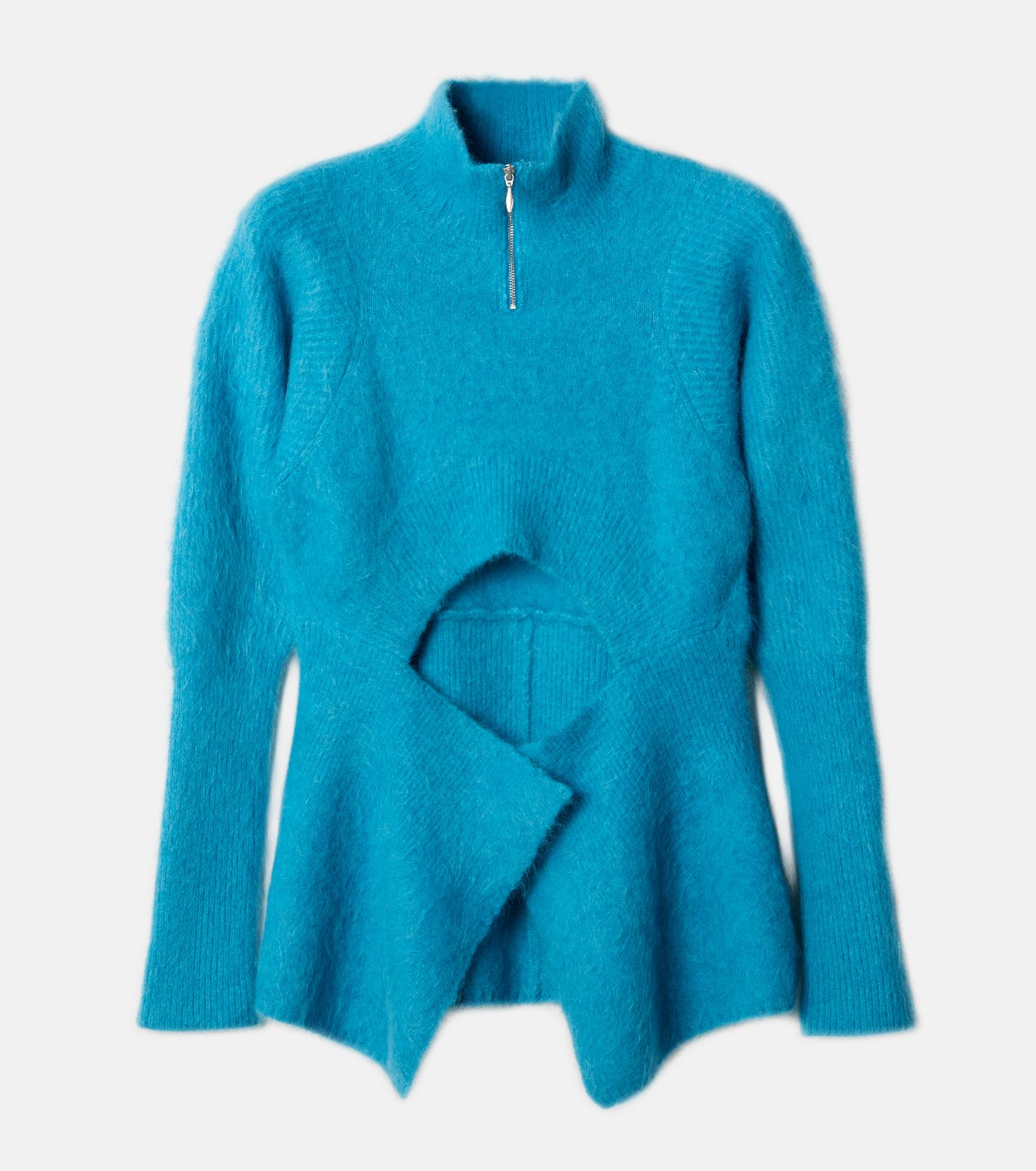 アイレネ - IRENE | Alpaca Shaggy Knit Tops-Turquoise-36の通販