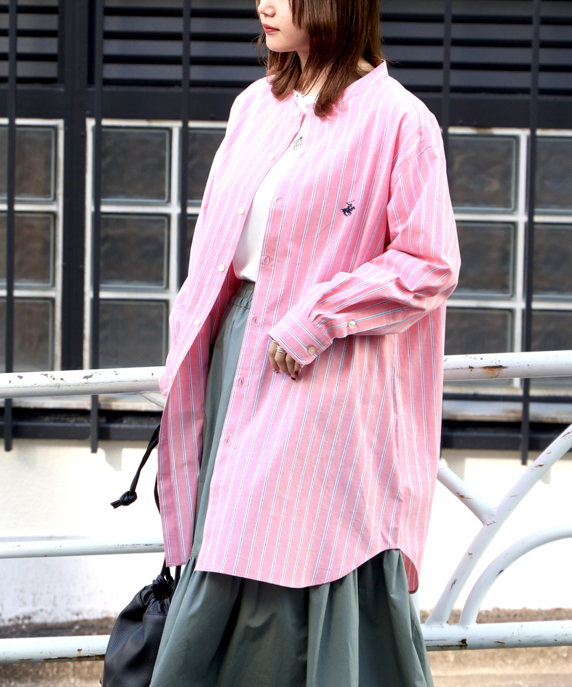 ワンポイントチュニックシャツ(S ホワイト): ワンピース/チュニック