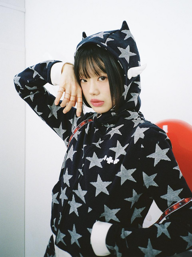 ミュージシャン STARGLOW[Wish upon a star] Zip-Up Hoodie Wish upon
