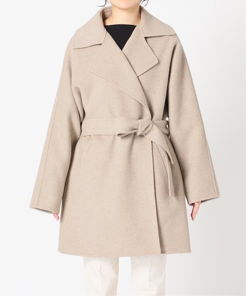 IENA（イエナ）の「MANTECO PUREダブルフェイスショートコート