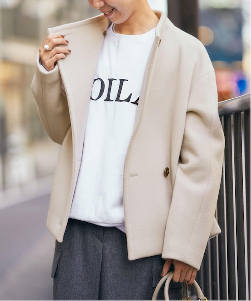IENA（イエナ）の「《予約》スタンドカラーショートコート（）」 - WEAR