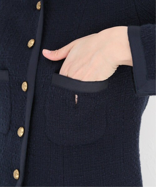 Deuxieme Classe（ドゥーズィエムクラス）の「tweed Vネック