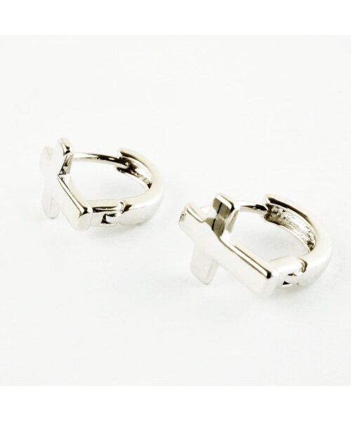 no brand（ノーブランド）の「両耳用（2個セット） クロスモチーフ