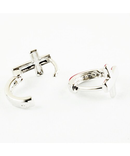 no brand（ノーブランド）の「両耳用（2個セット） クロスモチーフ
