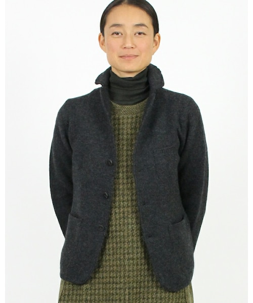 45R（フォーティファイブアール）の「フロートアルパカ縮絨ジャケット