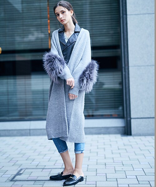 UN3D.（アンスリード）の「【12/15入荷!】スリーブファーニット