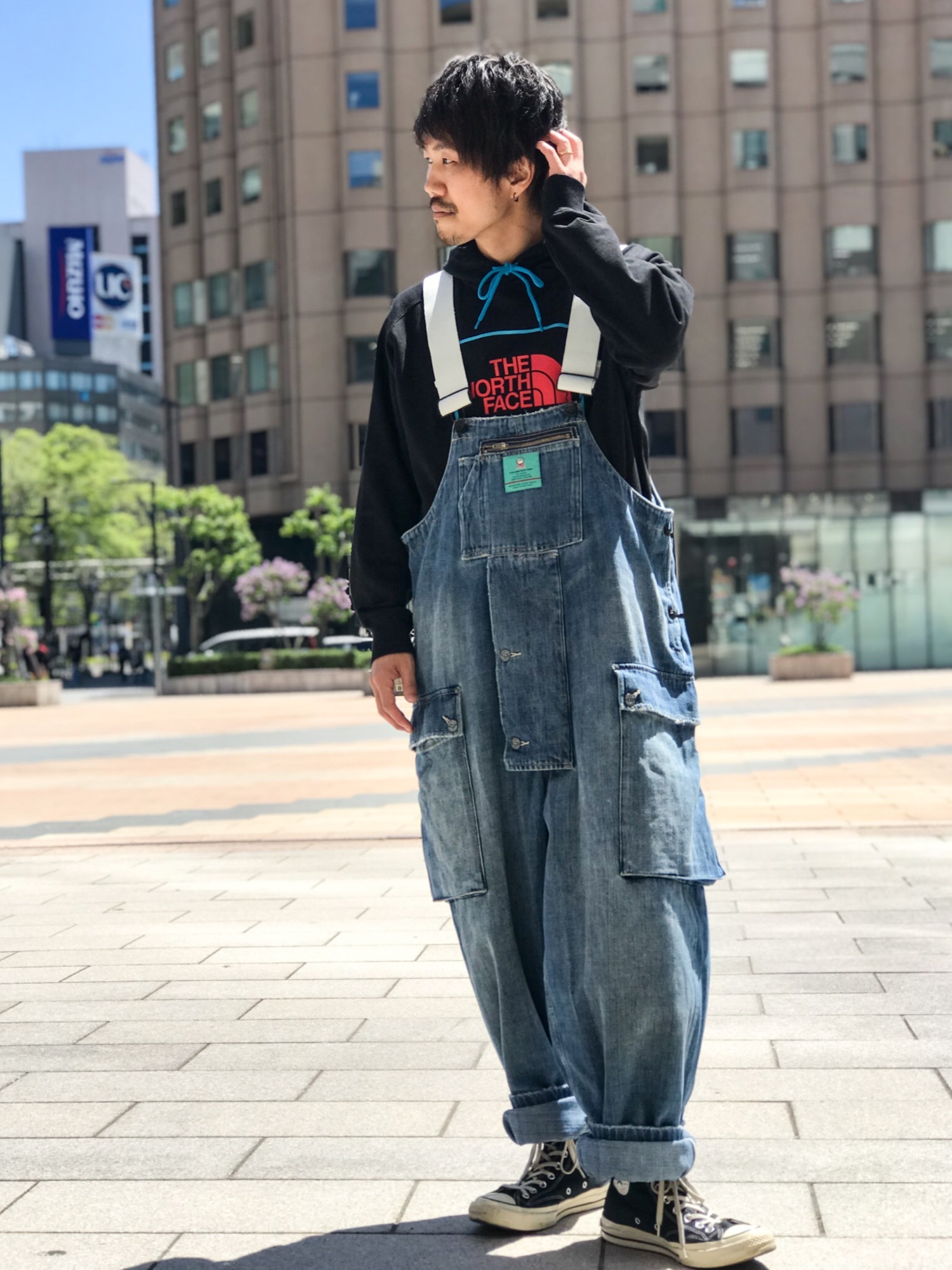 初期ナス紺 NAVAL DUNGAREE NIGEL CABOURN 50｜