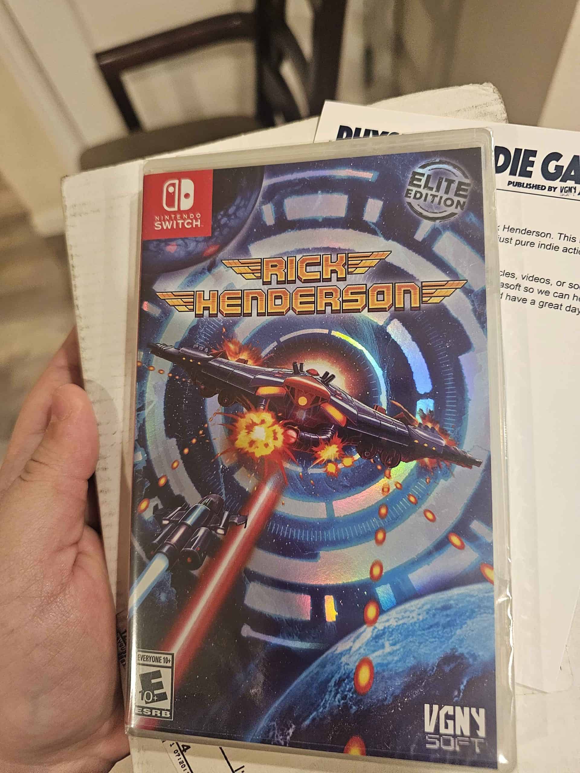 Rick Henderson Review (Nintendo Switch) – Arcade In The Palm Of