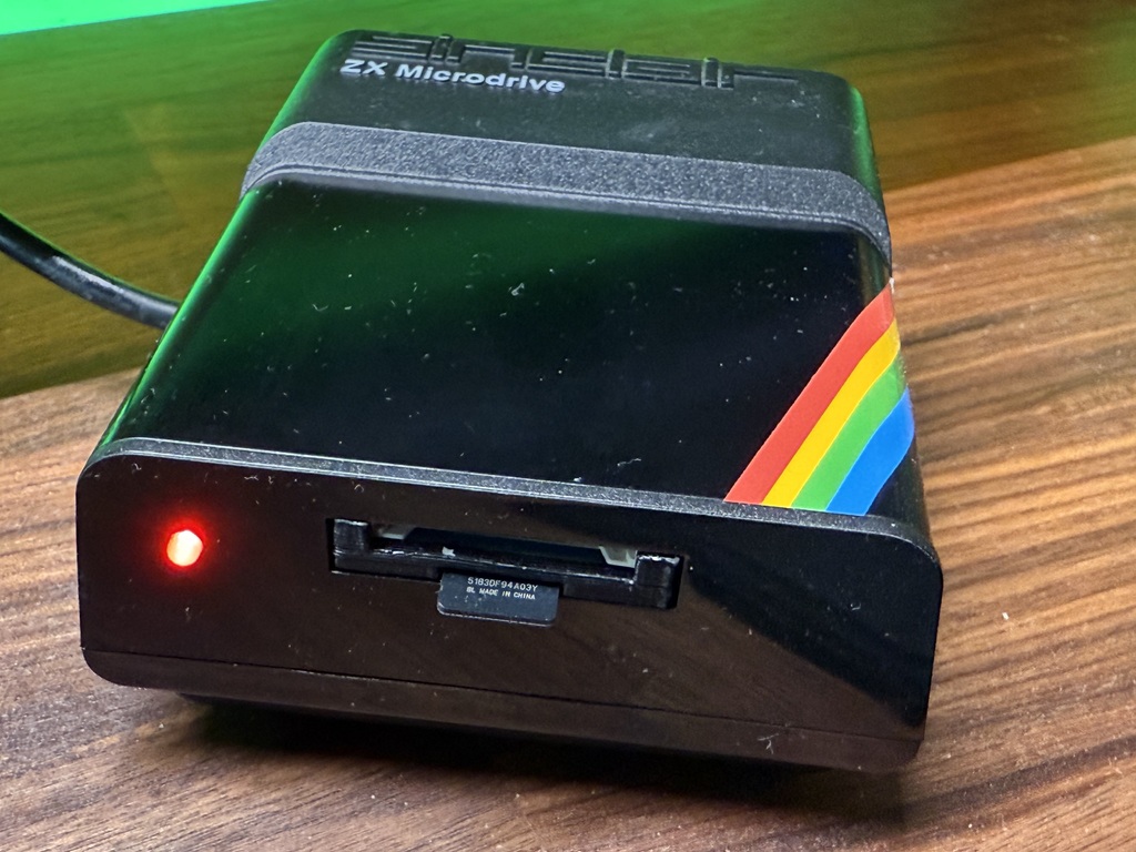 Thingiverse - Sinclair ZX Microdrive SD card mount by Moohorse
