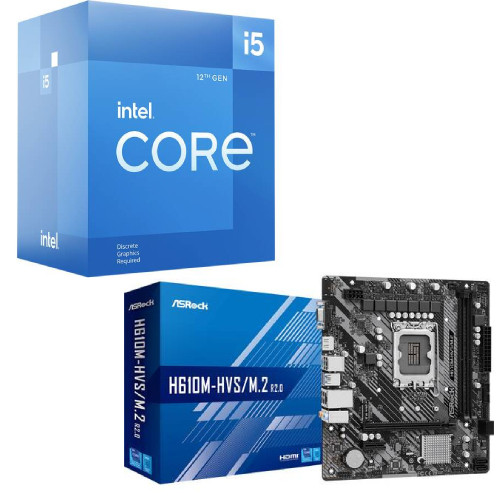 セット商品（intel + ASRock） ASRock H610M-HVS/M.2 R2.0 with Core