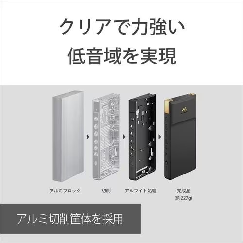 SONY ソニー NW-ZX707 [64GB ブラック] ウォークマン ハイレゾ音源対応