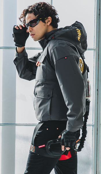 春夏用]バートル AC2031 エアークラフト ハイバックファン長袖ブルゾン