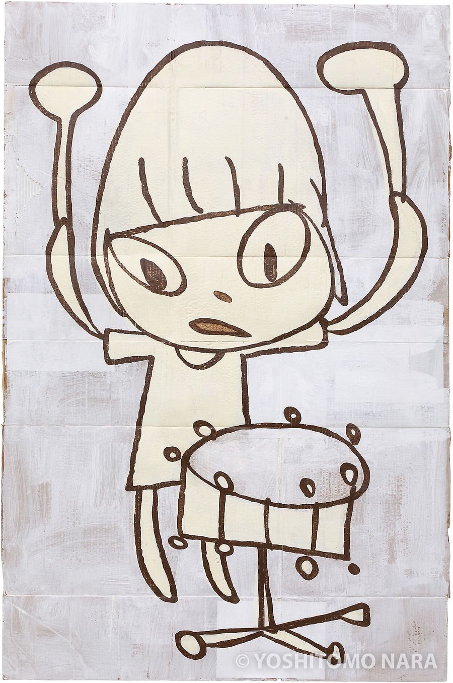 No.YNF6769 - Banging the Drum 2020 | YOSHITOMO NARA The Works