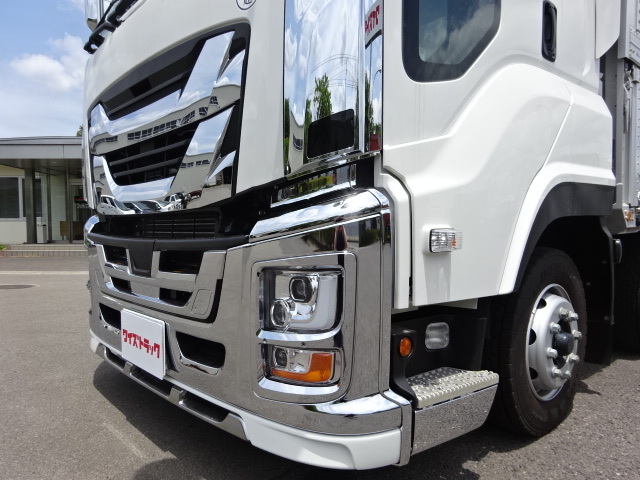 未使用ギガ 4軸低床アルミウィング ハイルーフ 融雪仕様 アルミ