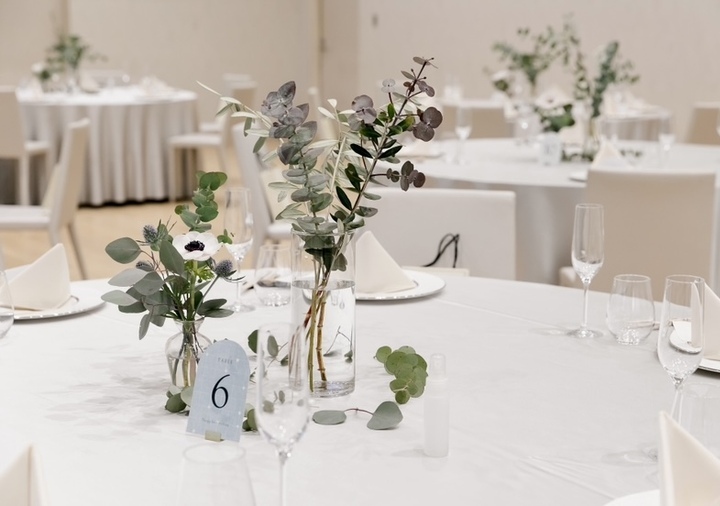 テイスト別》結婚式披露宴のテーブルコーディネート＆装花 実例31