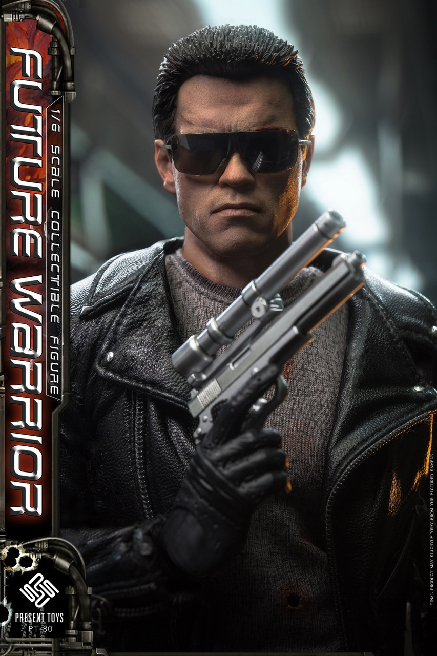 In stock! PRESENT TOYS PT-sp80 1/6 The Terminator T800 Arnold
