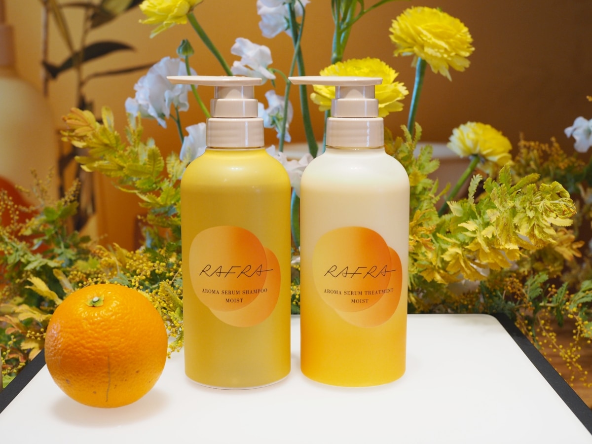 RAFRAから新ヘアケアシリーズが誕生。リラックス感のある香りでつるん