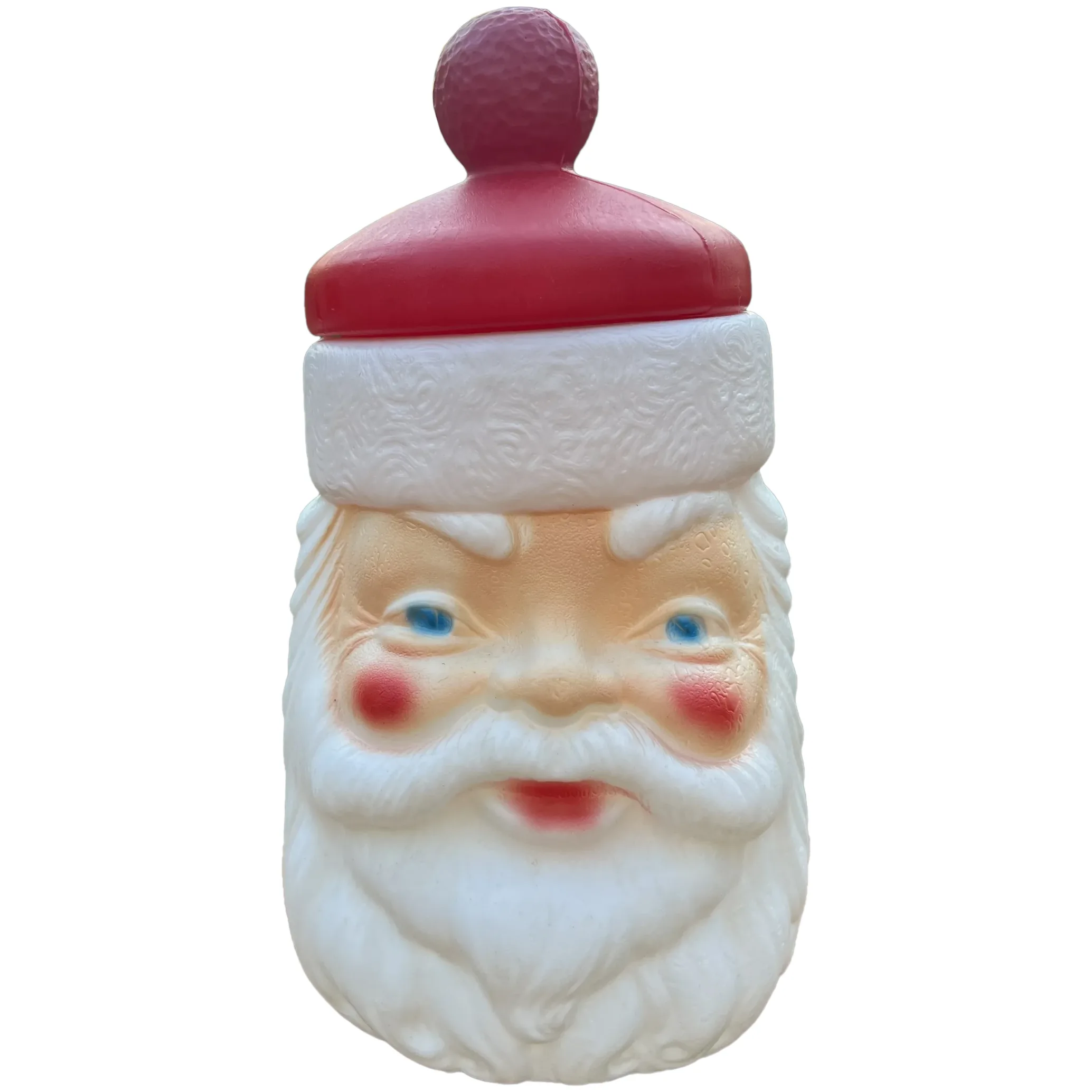 1970's Empire Santa Claus Blow Mold Cookie Jar. For Sale at Ruby Lane