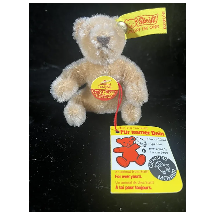 Vintage Mini Steiff Original Teddybear 0201/11. For Sale at Ruby Lane