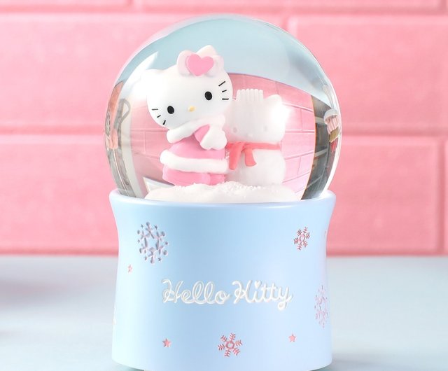 台湾 ハローキティ スノーマン オルゴールスノードーム JARLL - Pinkoi