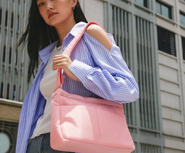 40%OFF】タイ ナイロンショルダーバッグ - フラミンゴピンク AL&CO