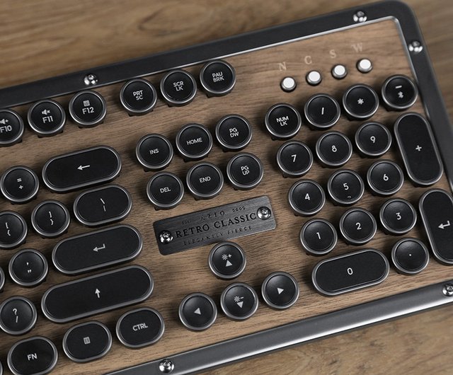 台湾 AZIO RETRO CLASSIC ELWOOD ウォールナット タイプライター