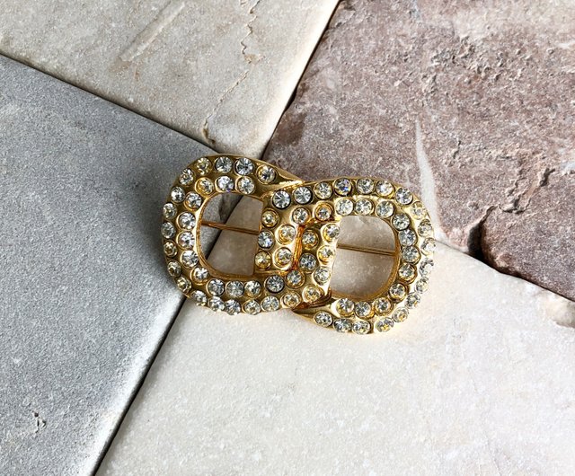 日本直送 名牌中古包 】CELINE セリーヌ ブローチ ゴールド ホース