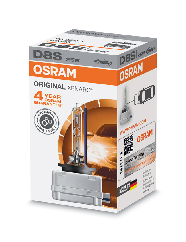 Osram Xenarc D8S 25W HID Xenon Bulb (66548)