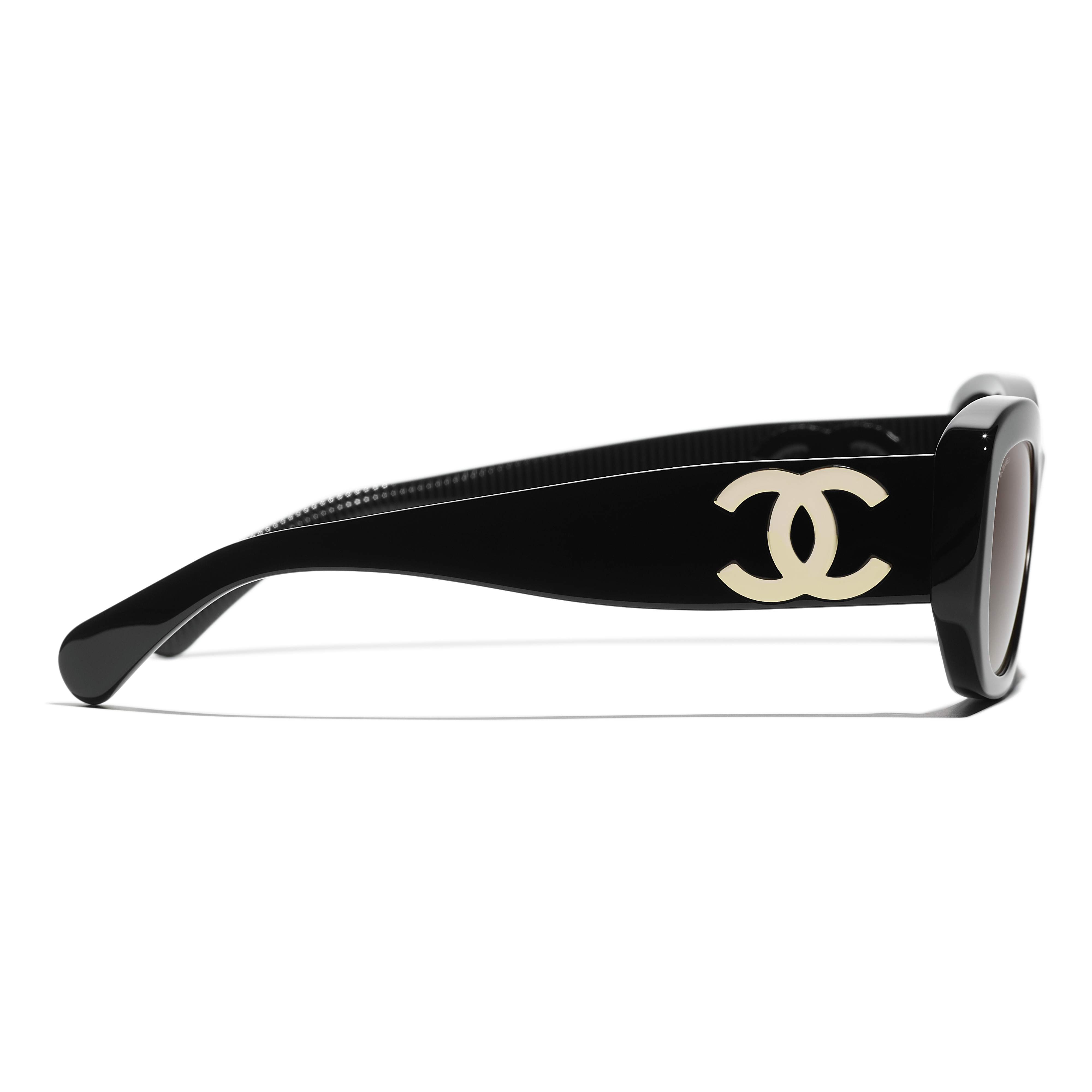Sunglasses CHANEL CH5493 C622S5 55-18 Black in stock