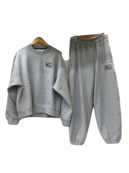 NIKE(ナイキ) / STUSSY/セットアップ/S/コットン/GRY/DO9338-063