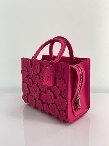 COACH(コーチ) / ハンドバッグ/レザー/PNK/花柄/CU053 | 中古品の販売