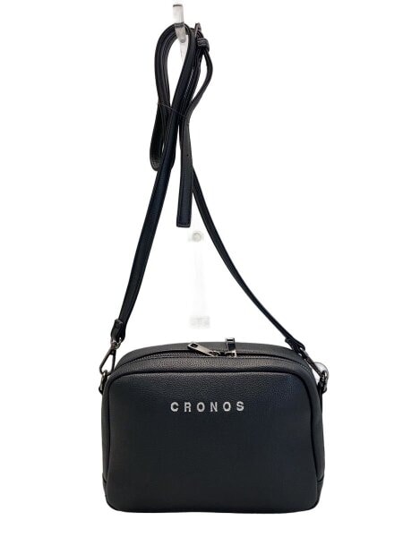CRONOS(クロノス) / ショルダーバッグ/フェイクレザー/BLK | 中古品の