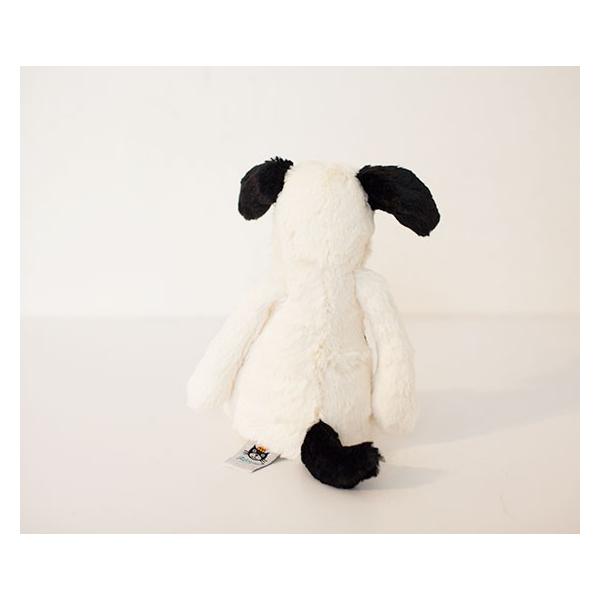 ジェリーキャットぬいぐるみ 黒ぶち犬 バシュフルBlack and cream