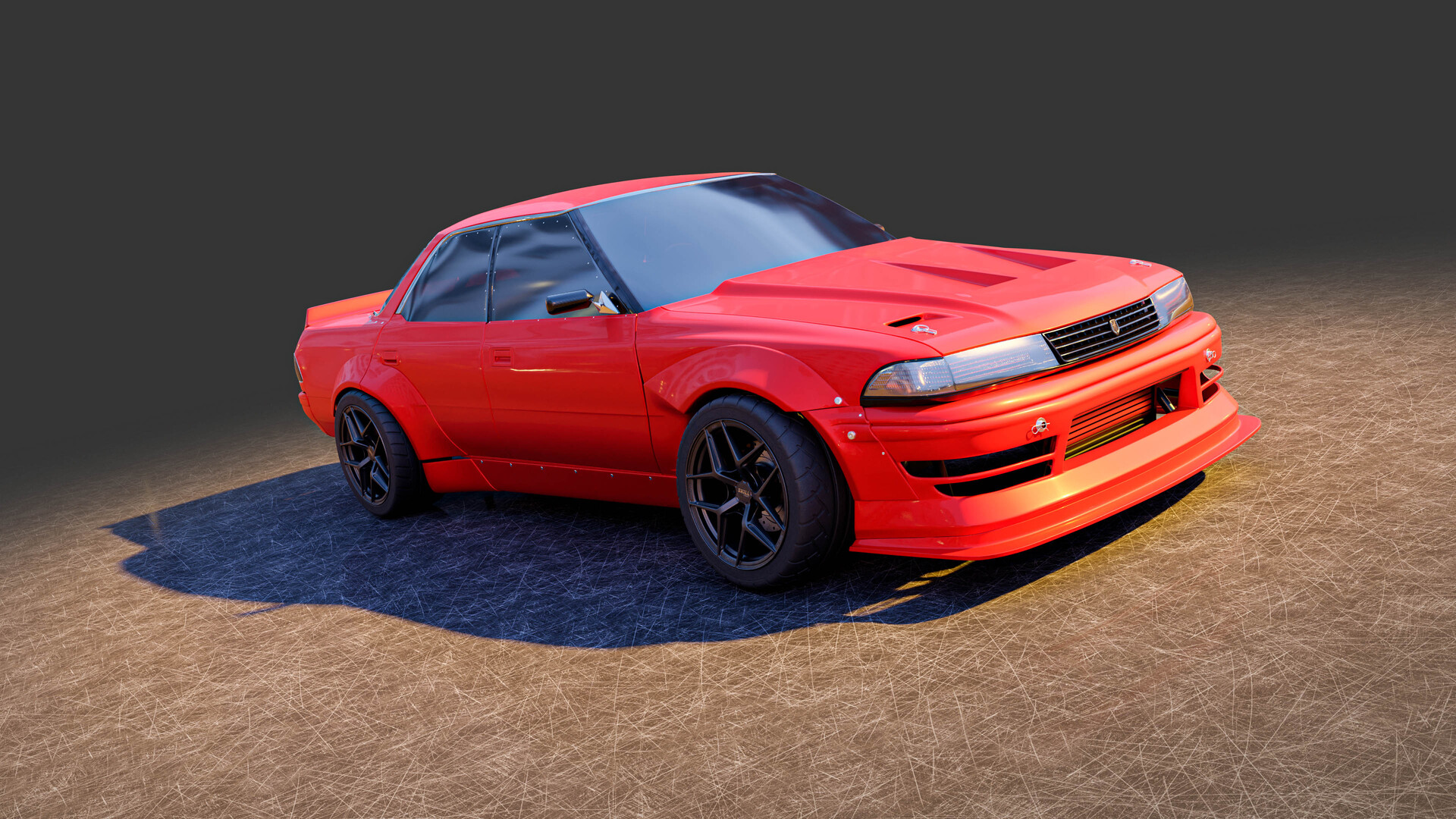 ArtStation - toyota mark ii jzx 81 (Drift)