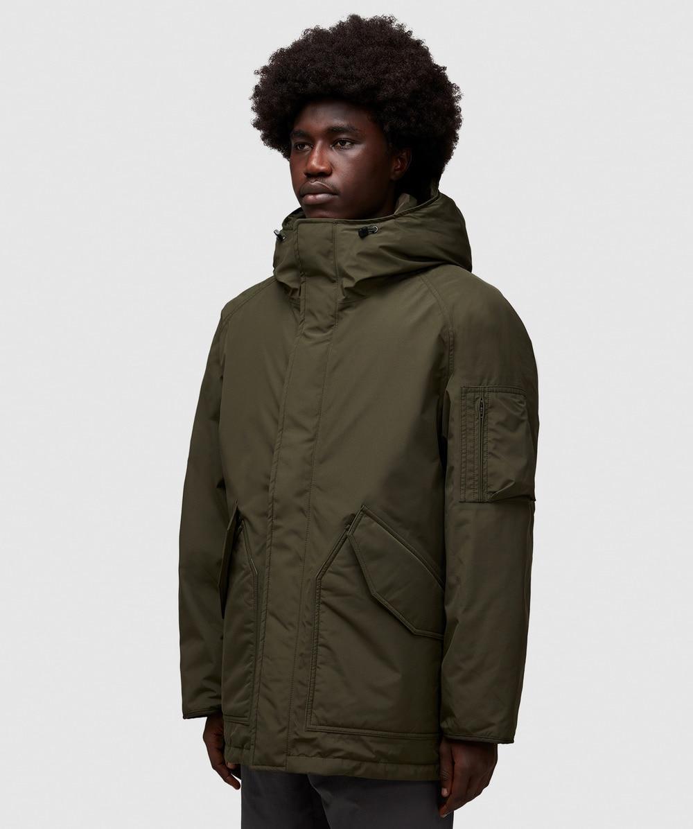 Nanamica Gore-Tex Down Outdoor Coat in Green for Men | Lyst