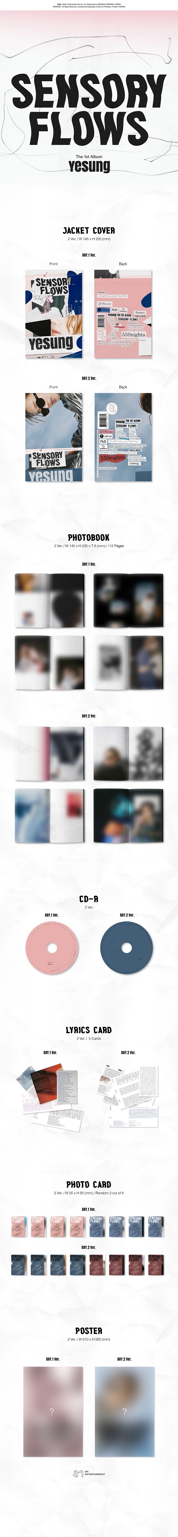 イェソン (SUPER JUNIOR)｜韓国ファーストフルアルバム『Sensory Flows