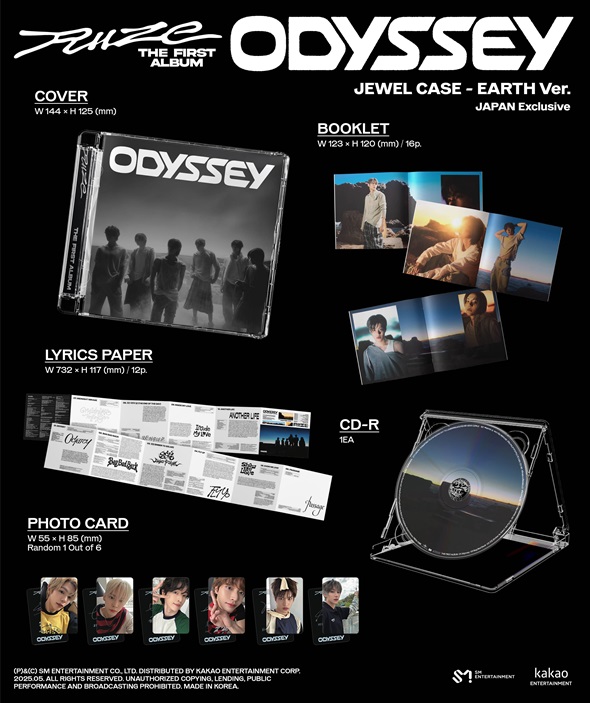 RIIZE The 1st Album『ODYSSEY』限定特典付きで好評発売中 購入先着