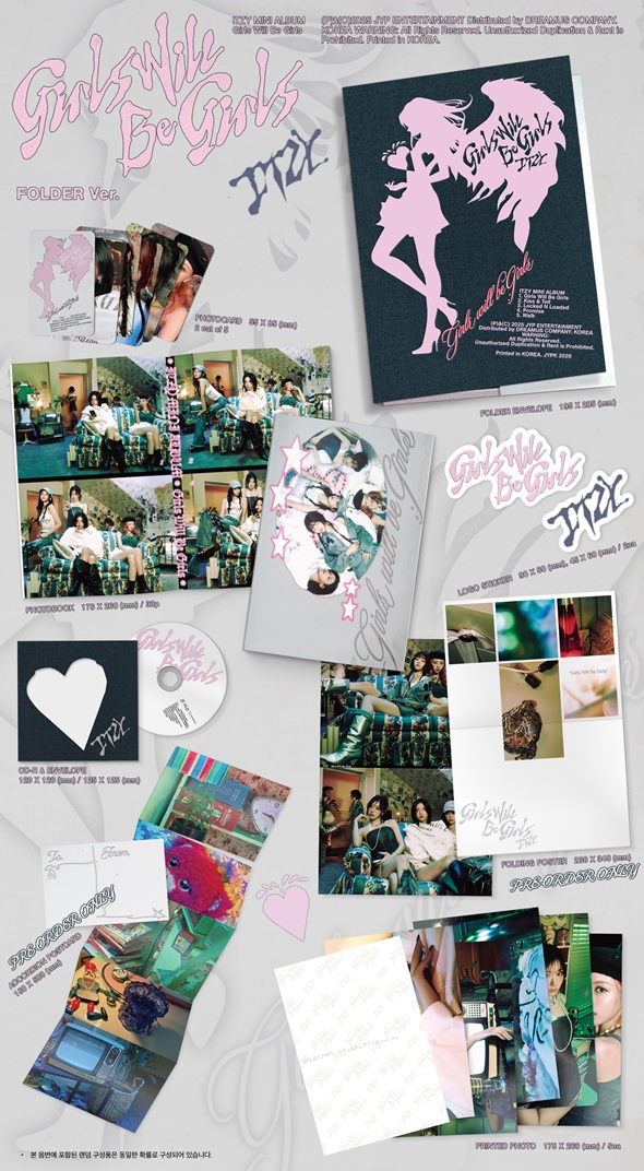 ITZY 韓国アルバム『Girls Will Be Girls』2025年6月リリース