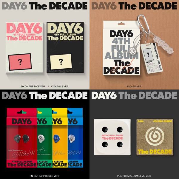 DAY6 韓国4枚目のフルアルバム『The DECADE』2025年9月発売！ - TOWER