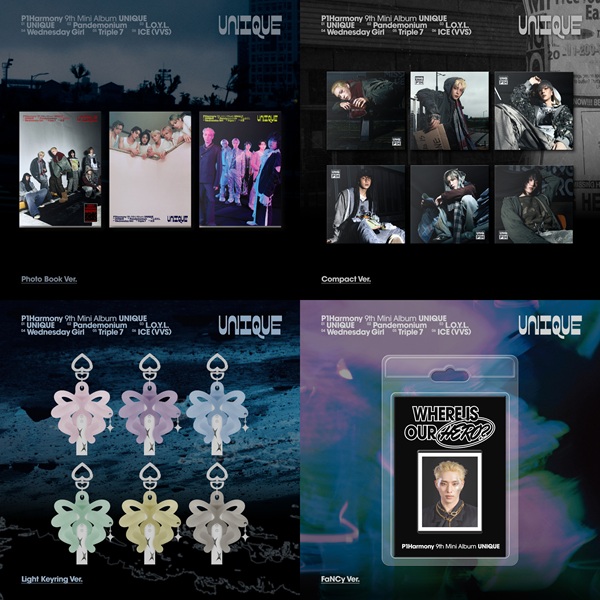 P1Harmony 韓国9枚目ミニアルバム『UNIQUE』で2026年3月カムバック！CD