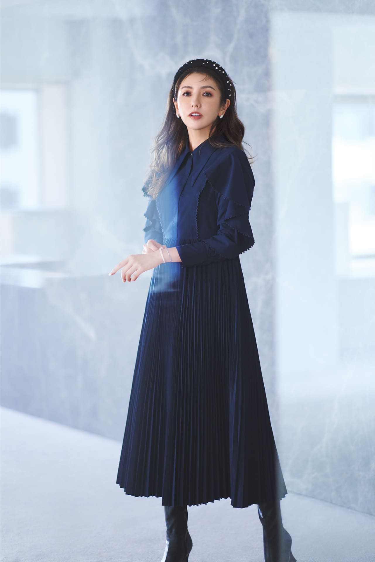 CELFORD×MIKA Collaboration 冬のシーンに映える「ラッフルスリーブ