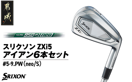 スリクソン ZXi5 アイアン6本セット スチールシャフト 【MODUS3 105/S