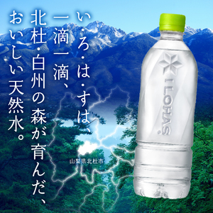 い・ろ・は・す 天然水 ラベルレス （540ml×48本） 白州産 2ケース