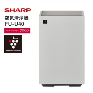 S110(ホワイト系) SHARP 空気清浄機 FU-U40-W（ホワイト系）【シャープ